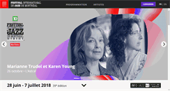 Desktop Screenshot of montrealjazzfest.com