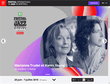 Tablet Screenshot of montrealjazzfest.com